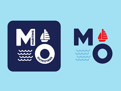 Logo for a Sailing Merch Brand branding graphic design logo