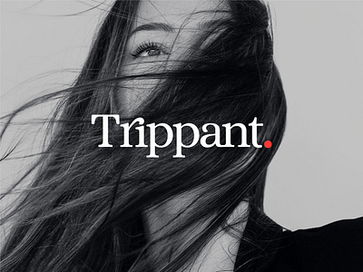 Trippant | Branding, Logo and Web Design branding design dot graphic design identity logo london media relations minimalistic modern red typography ui