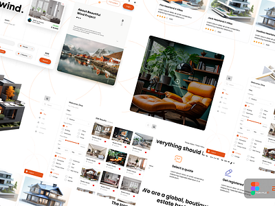 Real Estate Web UI by econev branding design econev evgheniiconev figma graphic design house illustration lizzardlab logo realestate ui ux vector