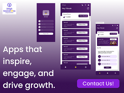 Apps that inspire, engage, and drive growth. add devlopment mobile app development ui ui design ux design