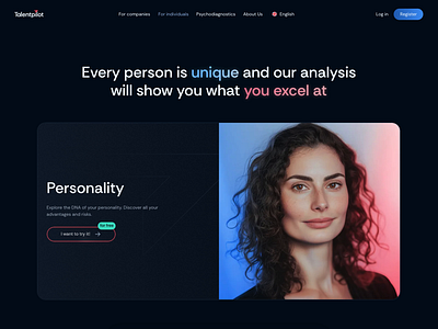 Talentpilot - GenAi Startup ai genai graphic design startup tech ui ux webdesign