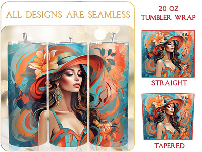 Bohem Beauty 20 Oz Tumbler Wrap Subliamtion, Skinny Tumbler lux skinny tumbler printable tumbler wrap design