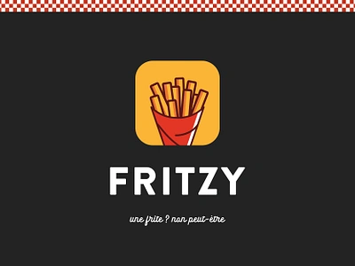 Fritzy app belgium fries graphic design identity ui ux