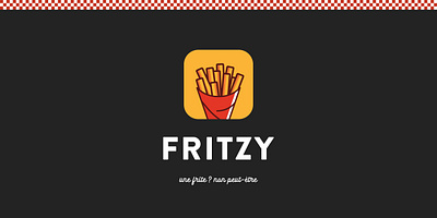 Fritzy app belgium fries graphic design identity ui ux
