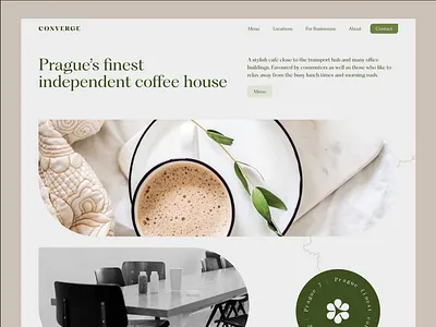 Converge - Flux Academy coffee fluxacademy graphic design jitter learning typography ui ux webdesign