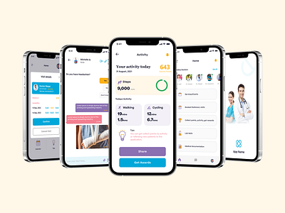 Medic Health Mobile App | UI/ UX figma landing page ui ui design uiux user experience user interface ux web design website website design