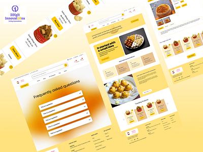 Hungry for Success? Let's Develop Your Food Delivery Website!" branding graphic design ui