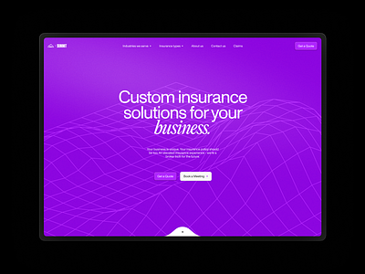 Summit Insurance Website business design finance insurance landing page minimal minimalist service ui ux web web design website