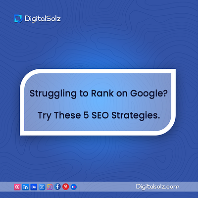 Struggling to rank on google? branding business business growth design digital marketing digital solz illustration marketing social media marketing