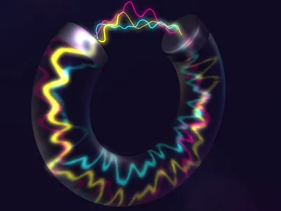 Sound Magnet 3d animation audio glass lightning loop magnet motion sound splinetool threejs waves web