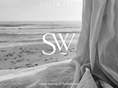 Semi-Custom Brand - Saltwater branding design graphic design logo logo design semi custom brand