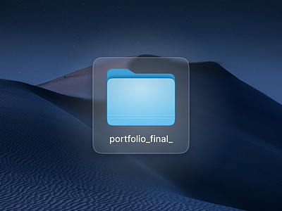 MacOS Folder Icon Exploration ui
