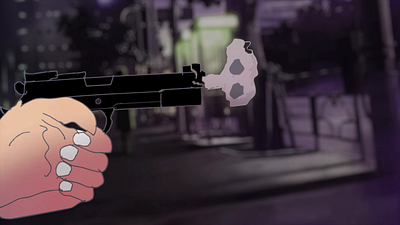 Gun Shot animation graphic design motion graphics