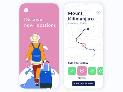 Travel App android android app app graphic design interfacce app ios iphone app iphone app design mobile mobile app mobile interface mobile travel app mobile ui motion graphics travel app travel ios travel ui ui