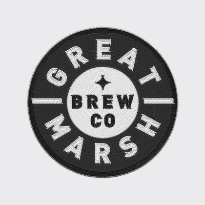 Great Marsh Brewing Company - Merchandise beer beer brand branded good design frisbee graphic design great marsh great marsh brewing company growler merchandise patches shirts tshirts