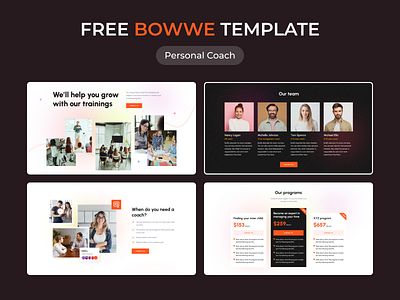 ⭐ FREE TEMPLATE! ⭐ Personal Coach Landing Page branding business coach coach website coaching design graphic design illustration landing page landing page design personal coach ui web web design web designer website website design