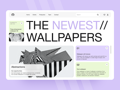 Wallpapers Website Design 3d abstractions custom design solution daily ui daily ux home page design modern design pastel pastel colors promo site solar digital stock stock resource wallpapers web design website concept website design