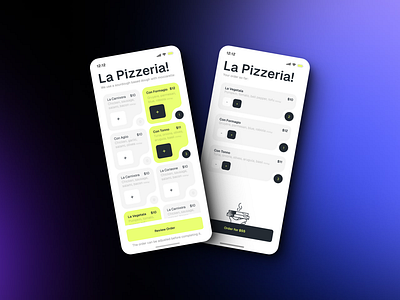 menu screens app app menu branding design food graphic design icon illustration line menu minimal notification order order food restaurant retro simple ui