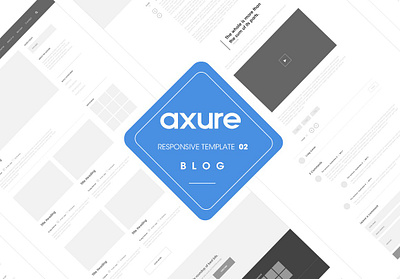 Axure Responsive blog template 2 axure axure responsive blog template 2 axure template blog prototype responsive responsive template ui ux web template website wireframe