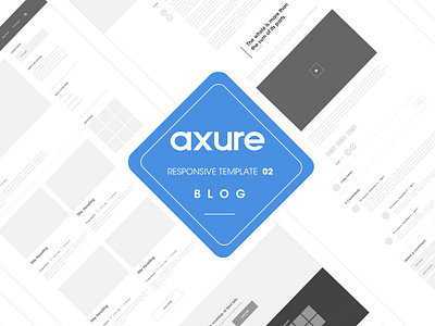 Axure Responsive blog template 2 axure axure responsive blog template 2 axure template blog prototype responsive responsive template ui ux web template website wireframe