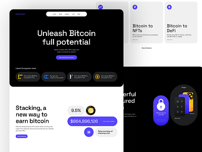 Bitcoin Website Design 3d animation bitcoin website design branding creativedesign graphic design landingpage logo motion graphics responsivedesign ui uitrends userinterface uxui webdesign webinspiration websitedesign webui