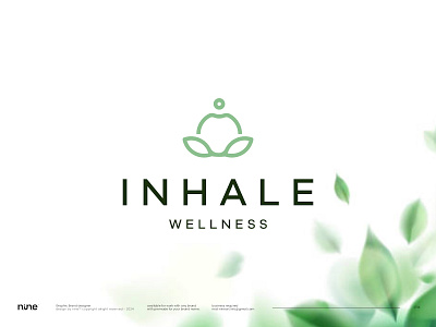 INHALE - Health and wellness enthusiasts beauty brand branding calm clinic concept creative design design logo graphic design health inspiration logo meditation simple soul ui wealth wellness yoga