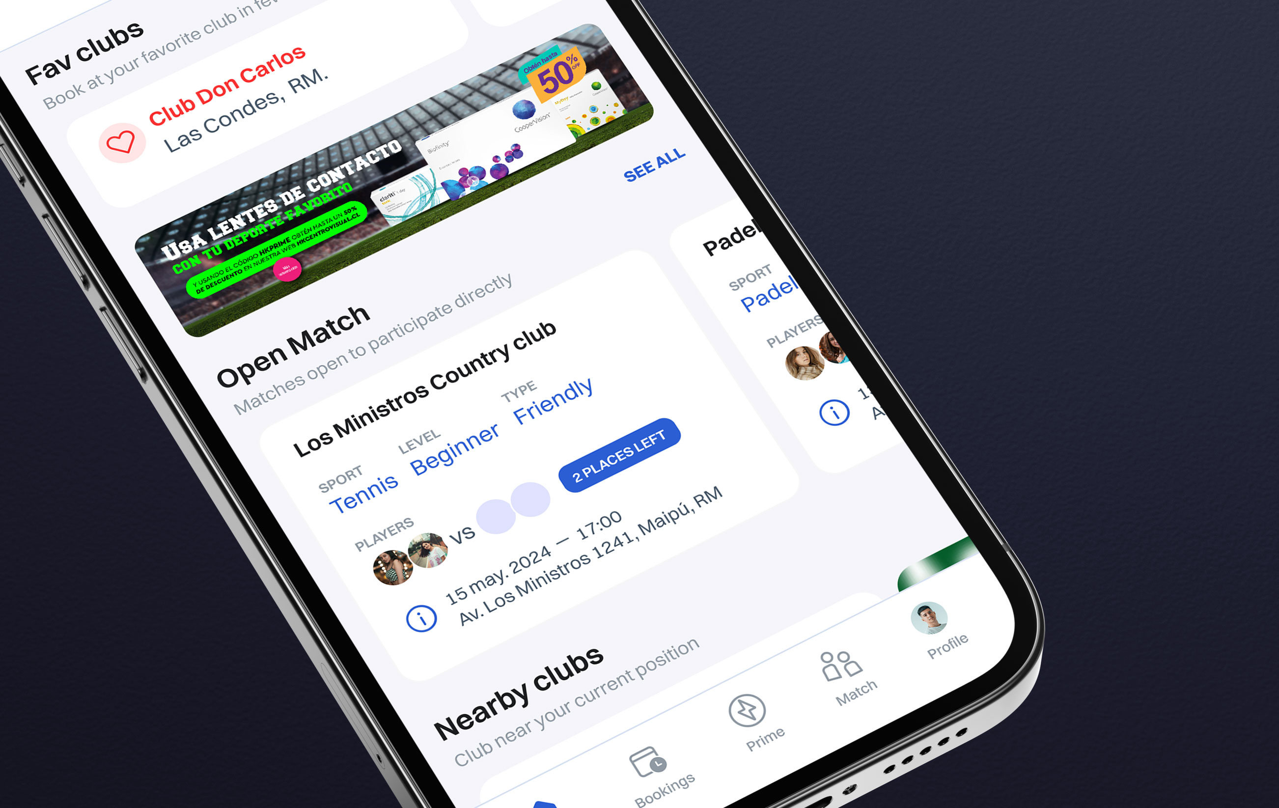 Open game card blue card components game new font opend switzer two sizes ui ui component ui design user experience user interface ux ux design white