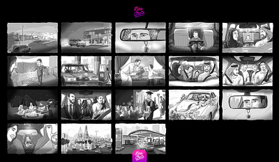 40 yrs Timelapse Storyboard 40 advertising arabia family film freelance freelancer life movie past photoshop present procreate saudi sketch storyboard timelapse years