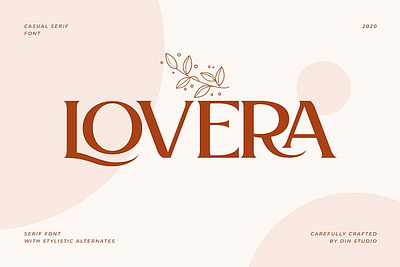 Lovera-Elegant Serif Font alphabet background design font illustration letter logo modern type typeface typography vector