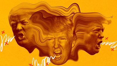Trump hydra america angry donald heads hydra language npr politics shouting trump usa yelling
