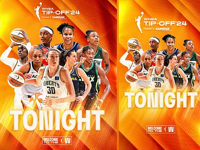 WNBA Countdown adobe photoshop basketball creative graphic design photoshop psd typography wnba womens basketball