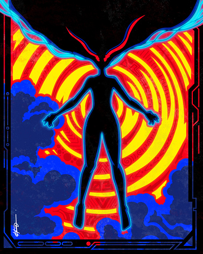 •03• Wormhole art concept art cyberpunk cyborg digital art digital painting dystopia illustration robot