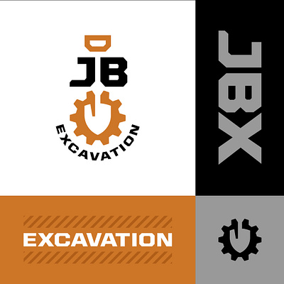 JB Excavation branding graphic design logo