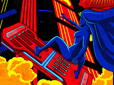 •04• Rush Hour art concept art cyberpunk cyborg digital art digital painting dystopia illustration