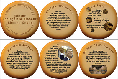 Missouri Cheese Cave Brochure brochure graphic design