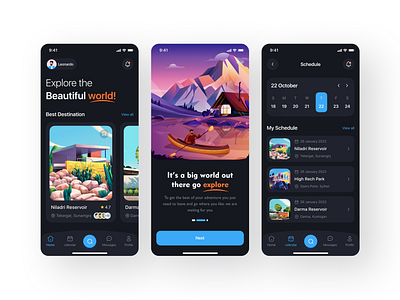 Traveling Mobile App Design app design booking app consept destination explore flight booking interface journey travel agency travel app traveler travelling trip trip planner user experience vacation web marketing