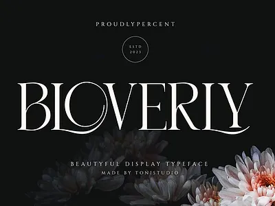 BLOVERLY Display Serif classy font display font elegant font fashion font ligature font logo font minimalist font modern font serif social media wedding font