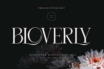 BLOVERLY Display Serif classy font display font elegant font fashion font ligature font logo font minimalist font modern font serif social media wedding font