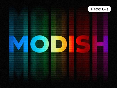 Motion Gradient Text Effect blur colorful download effect fade fading free freebie gradient motion photoshop pixelbuddha psd rainbow template text