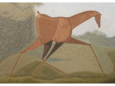 Chestnut after Sartorius chestnut collage equestrian equine horse horse illustration horses illustration paper collage sartorius