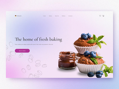 Cozy Bakery/ Concept №1 design ui ux web design