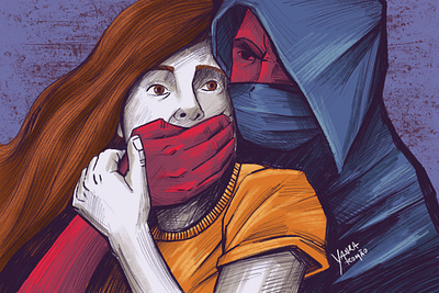Kidnappings in the capital of Brazil art desenho design illustration ilustração digital