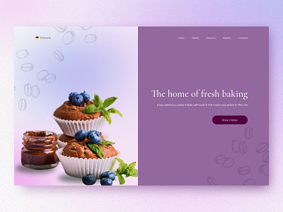 Cozy Bakery/ Concept №2 design ui ux web design