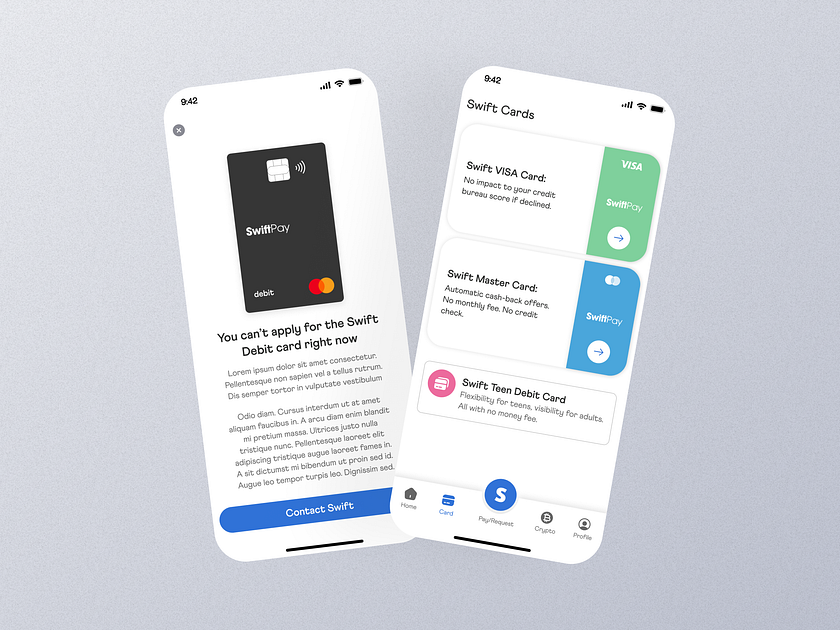 Card UI designs, themes, templates and downloadable graphic elements on ...