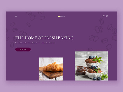 Cozy Bakery/ Concept №3 design ui ux web design