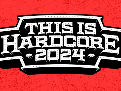 This Is Hardcore 2024 festival hardcore lettering logo logotype metal music philly typography