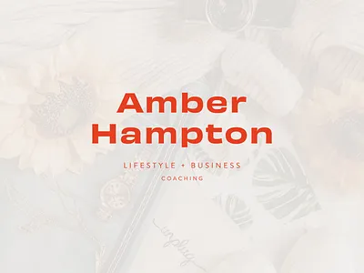 Semi-Custom Brand - Amber Hampton branding design graphic design logo logo design semi custom brand