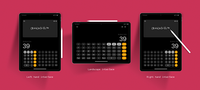 iPad Calculator app calculator dailyui ios ipad ui