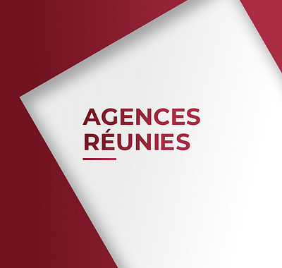 Agences Réunies branding design graphic design graphisme illustration logo typography ui ux vector