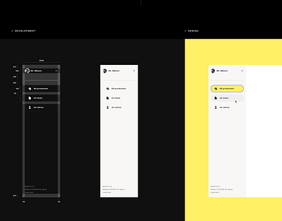 Mead© / System Design (Vol.1) app dashboard design system typography ui ux yellow